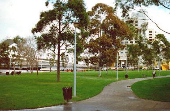 Batman Park, Melbourne, Victoria, Australia. Photograph by Ali Kayn, 1996; 550x361