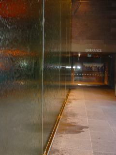 National Gallery Victoria Saint Kilda Road entrance with water wall