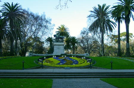 The floral clock, Queen Victoria Gardens, St Kilda Road Melbourne (c) 2005 Ali Kayn