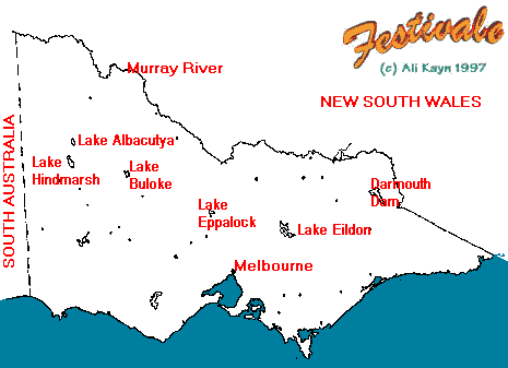 Map of Victoria