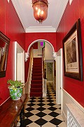 Entrance hall, Johnston Collection, East Melbourne, Victoria, Australia; 120x181