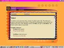 Screen capture, Knowledge Adventure's Learn Spanish Your Way