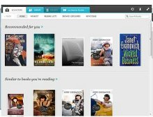 Kobo desktop Bookstore tab; 220x169