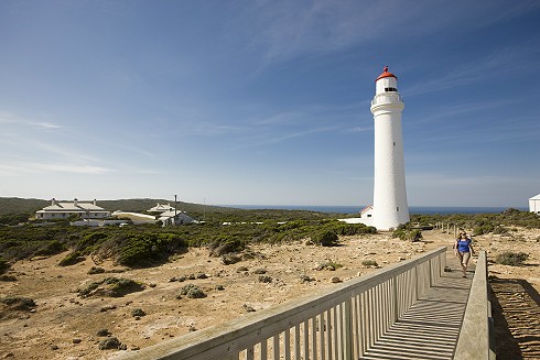 Cape Nelson Lighthouse, Portland, 2009 Robert Blackburn; courtesy Tourism Victoria; 490x327