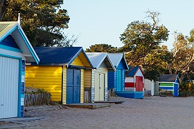 Mornington Peninsula Bathing Boxes, 2014 Roberto Seba; courtesy Tourism Victoria; 280x187