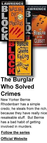Reading order and synopsis for Lawrence Block's Burglar series; 160x480