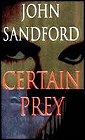 Book cover, Certain Prey, John Sandford; 85x140