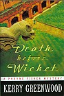 book cover, Death Before Wicket, Kerry Greenwood