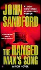 Book cover, The Hanged Man's Song, John Sandford; 81x139