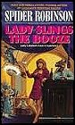 Book cover, Lady Slings the Booze, Spider Robinson; 84x140