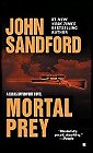 Book cover, Mortal Prey, John Sandford; 85x140
