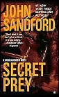 Book cover, Secret Prey, John Sandford; 85x140