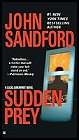 Book cover, Sudden Prey, John Sandford; 79x140
