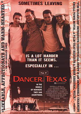 Movie Poster, Dancer, Texas, Festivale film review; dancer.jpg - 28279 Bytes