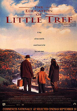 Movie Poster, The Education of Little Tree; Festivale online magazine movie review; educationoflittletree3.jpg - 32773 Bytes