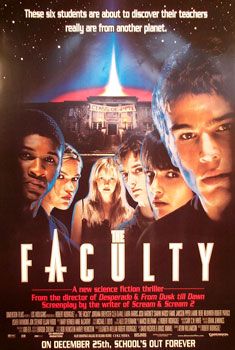Movie poster, The Faculty (1998), film reviews