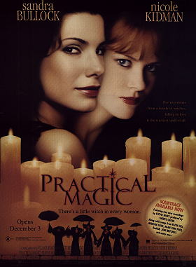 Movie Poster, Practical Magic, Festiale film review section; practicalmagic1.jpg - 21025 Bytes