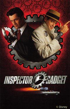 Movie Poster, Matthew Boderick and Rupert Everett in Inspector Gadget; Festivale online magazine, film review section; inspectorgadget.jpg - 20103 Bytes