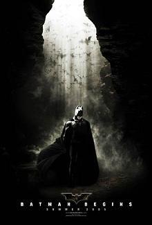 Movie poster, Batman Begins; Festivale film review