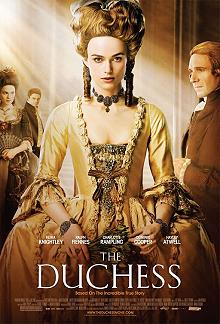 Movie poster, The Duchess; Festivale film review
