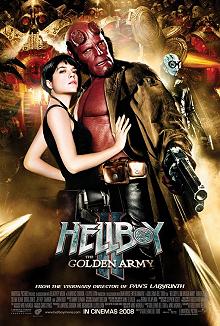 Movie poster, Hellboy and the Golden Army; Festivale film review