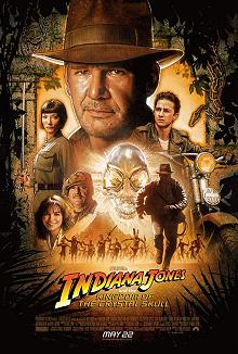 Movie poster, Indiana Jones and the Kingdom of the Crystal Skull; Festivale film review