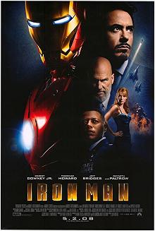 Movie poster, Iron Man; Festivale film review