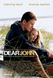 Movie poster; Dear John; Festivale film review; 220x326