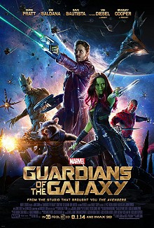 movie poster, Guardians of the Galaxy, Festivale film review; x