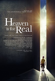 Movie Poster, Heaven is For Real, Festivale film review; 220x326