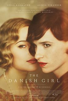 movie poster, The Danish Girl, Festivale film review; 220x326