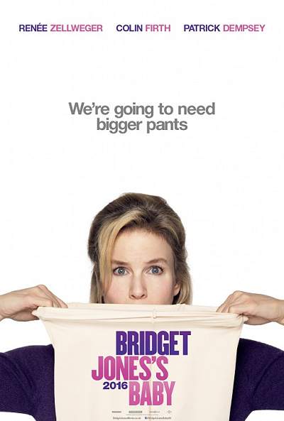 movie poster, Bridget Jones Baby, Festivale film review page; 400x593