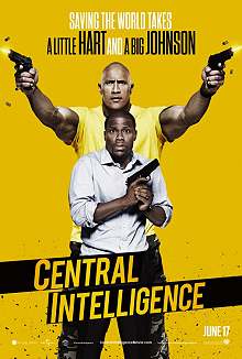 movie poster, Central Intelligence, Festivale film review; 220x326
