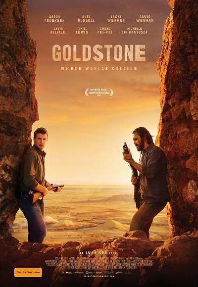 movie poster, Goldstone, Festivale film review; 400x580