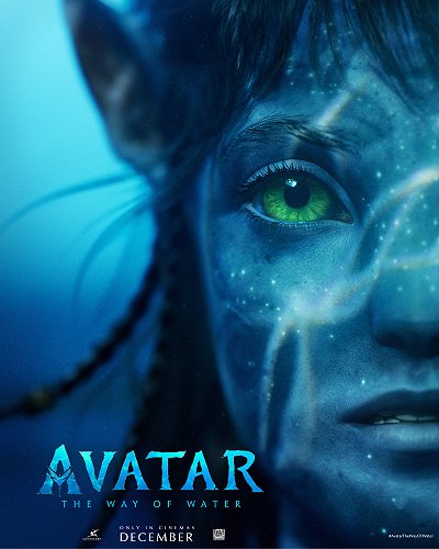 Movie poster, Avatar The Way of Water; {CopyrightNotice}, Festivale film review