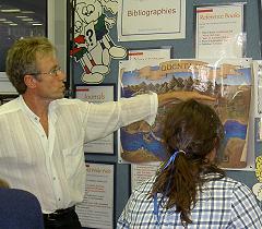 Australian author Paul Collins teaching
