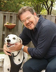 Robert W Walker and Pongo, photo courtesy of the author; 220x285