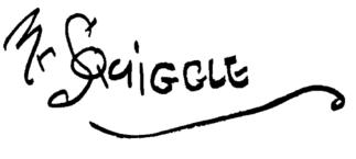 Signature of Mr Squiggle